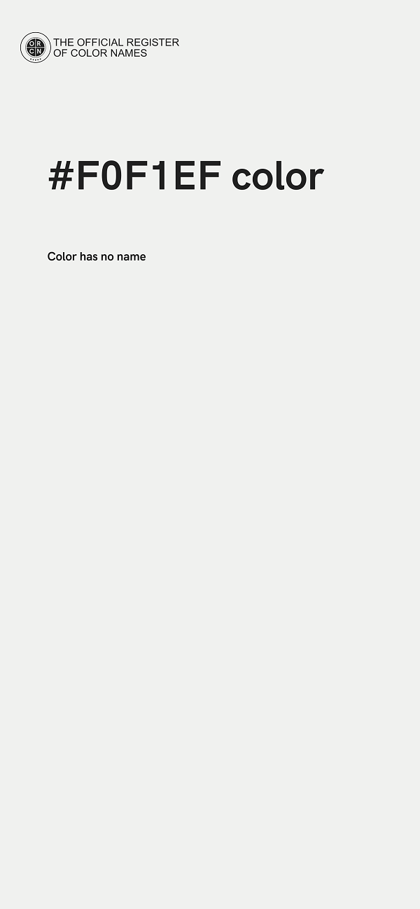 #F0F1EF color image