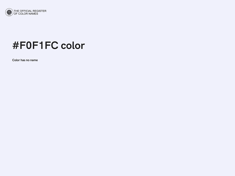 #F0F1FC color image