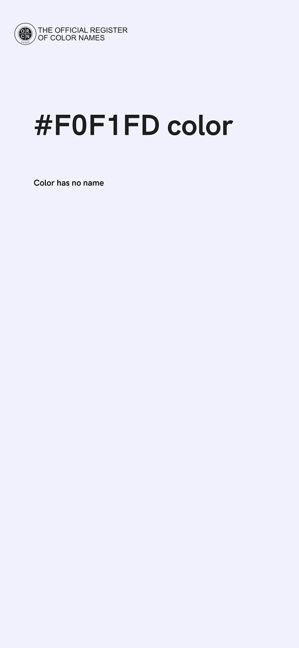 #F0F1FD color image