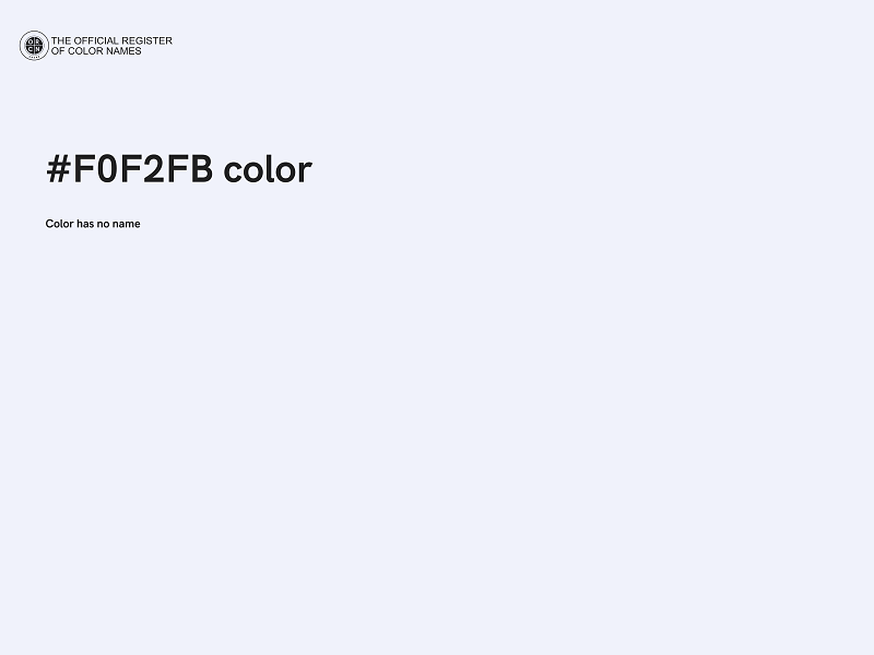 #F0F2FB color image