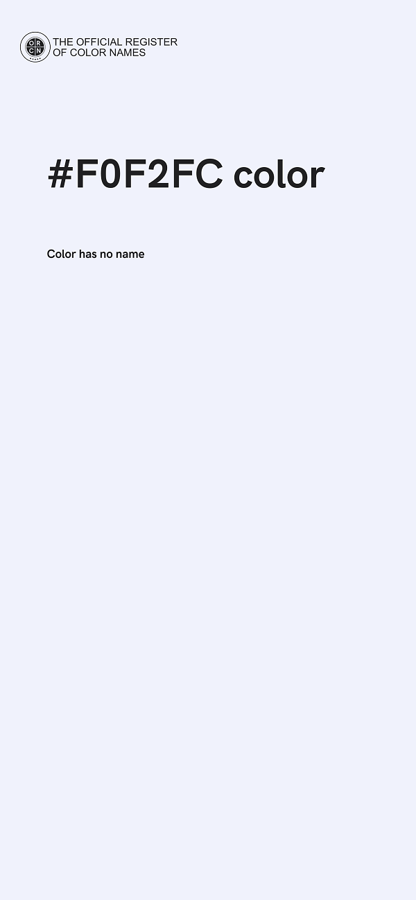 #F0F2FC color image