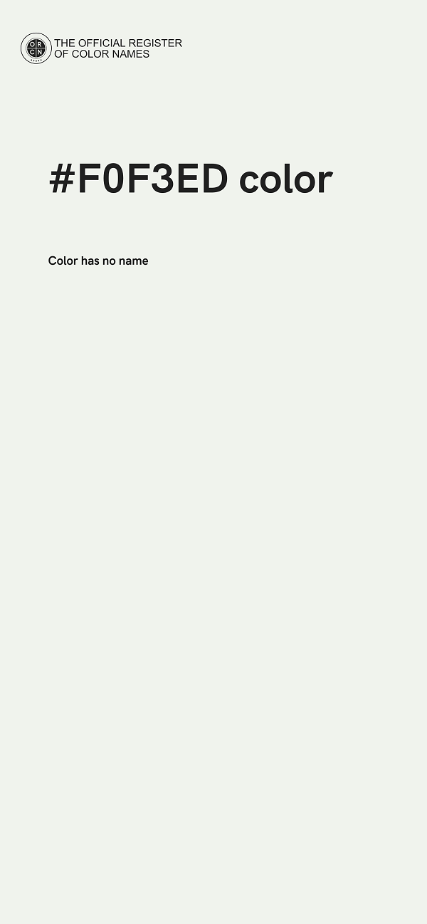 #F0F3ED color image