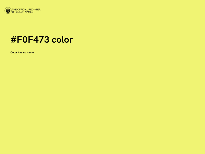 #F0F473 color image