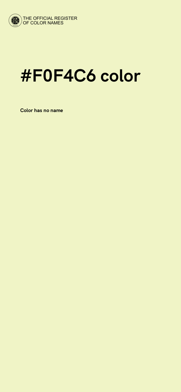 #F0F4C6 color image