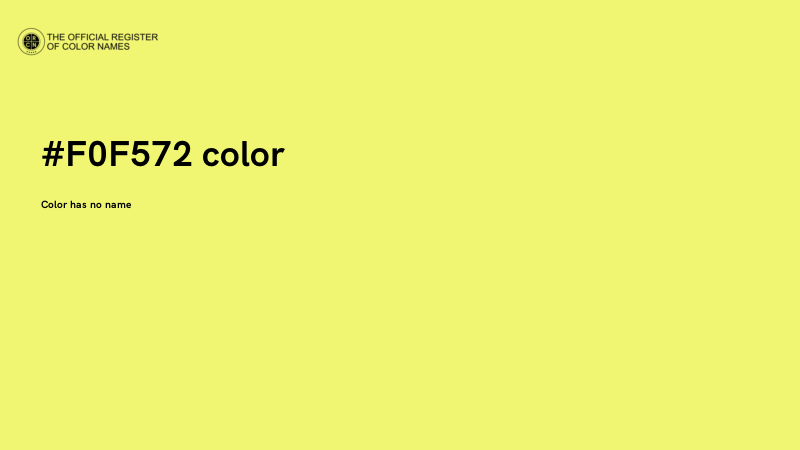 #F0F572 color image