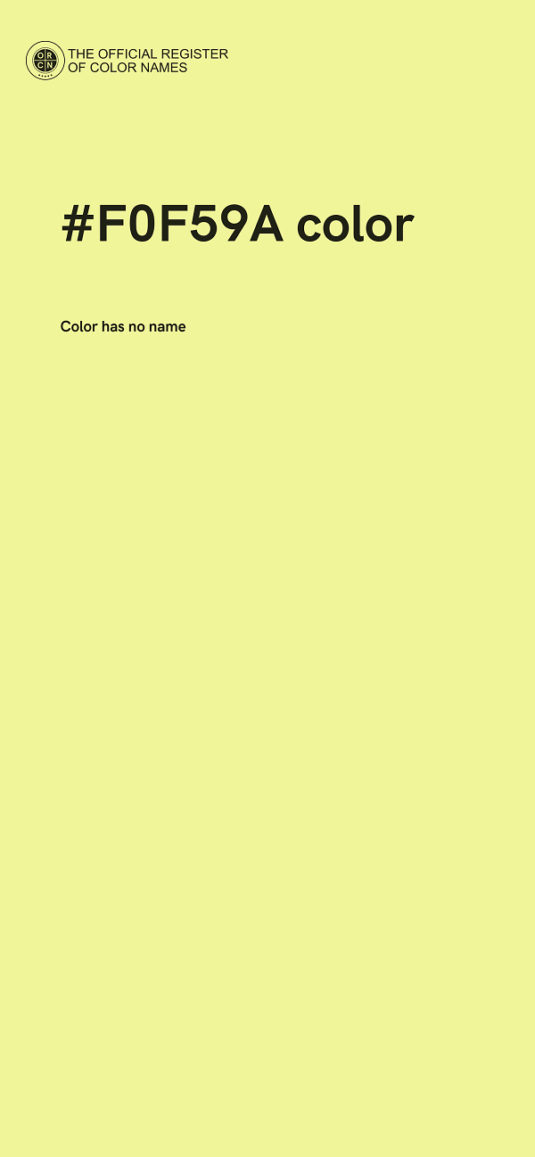 #F0F59A color image
