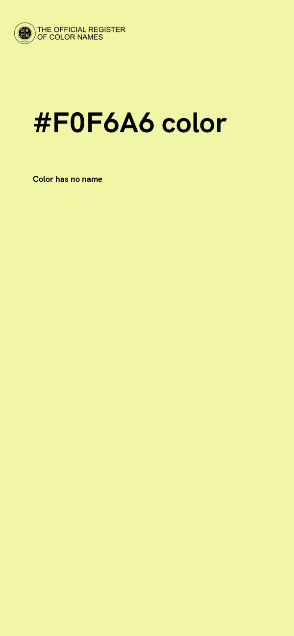 #F0F6A6 color image