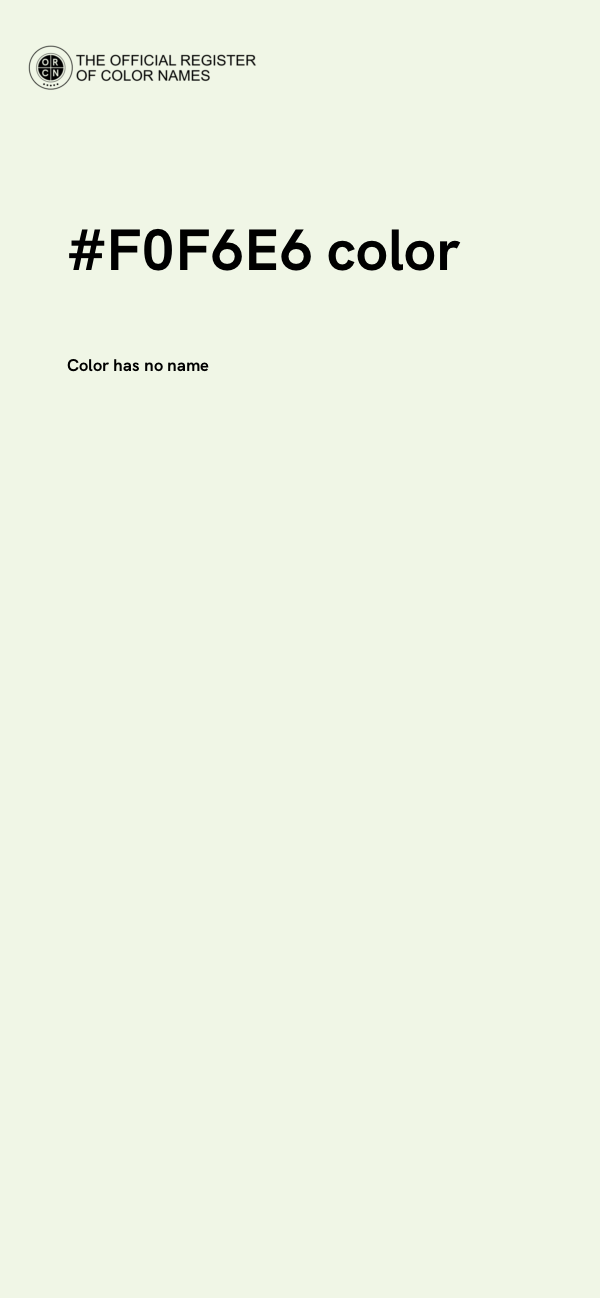 #F0F6E6 color image