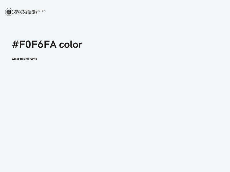 #F0F6FA color image