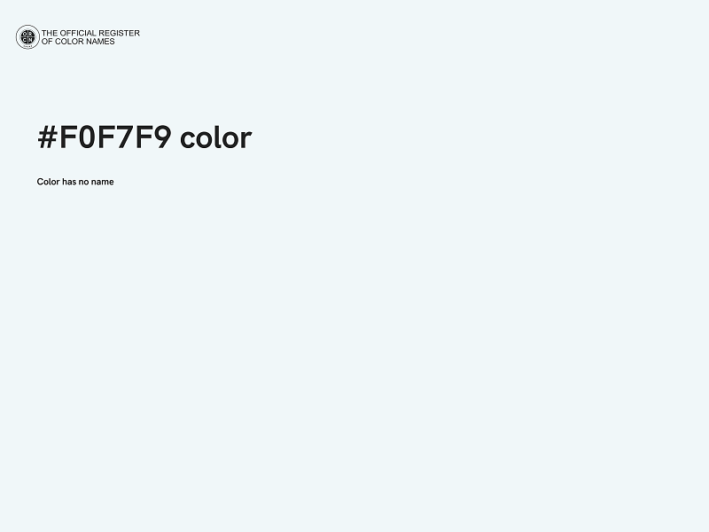 #F0F7F9 color image
