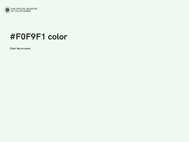 #F0F9F1 color image