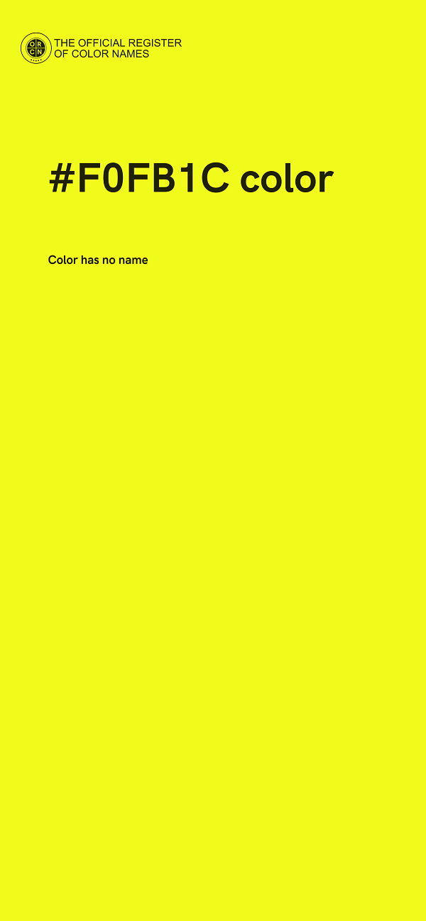 #F0FB1C color image