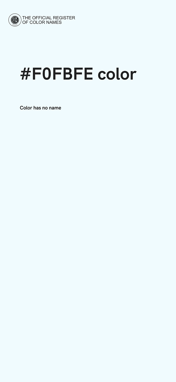 #F0FBFE color image
