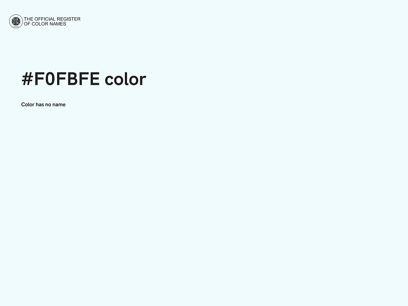 #F0FBFE color image
