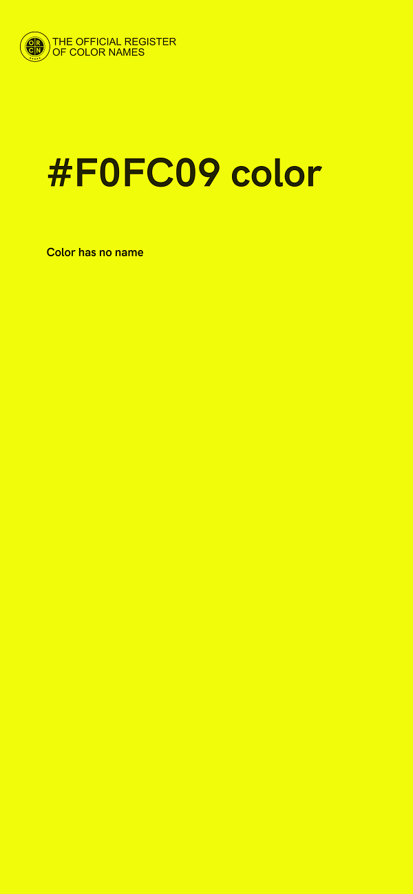#F0FC09 color image