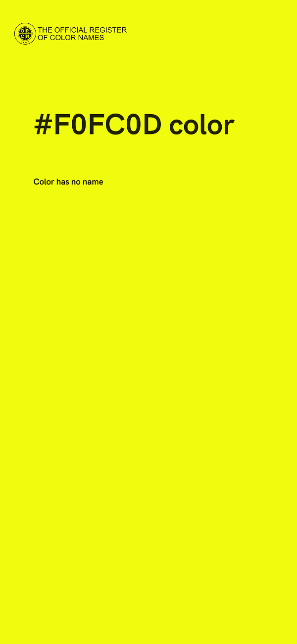 #F0FC0D color image