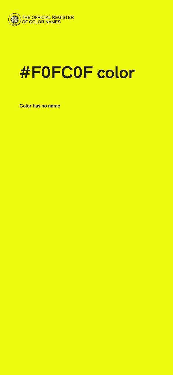 #F0FC0F color image
