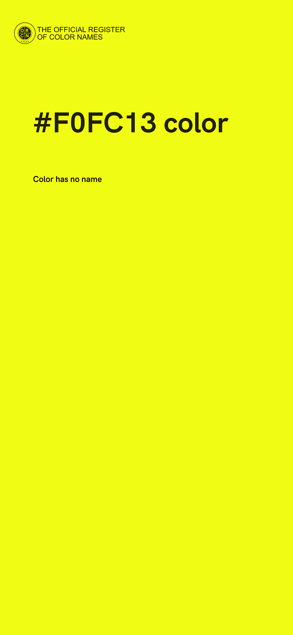 #F0FC13 color image