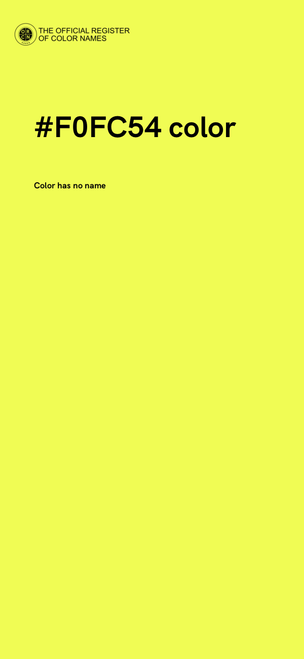 #F0FC54 color image