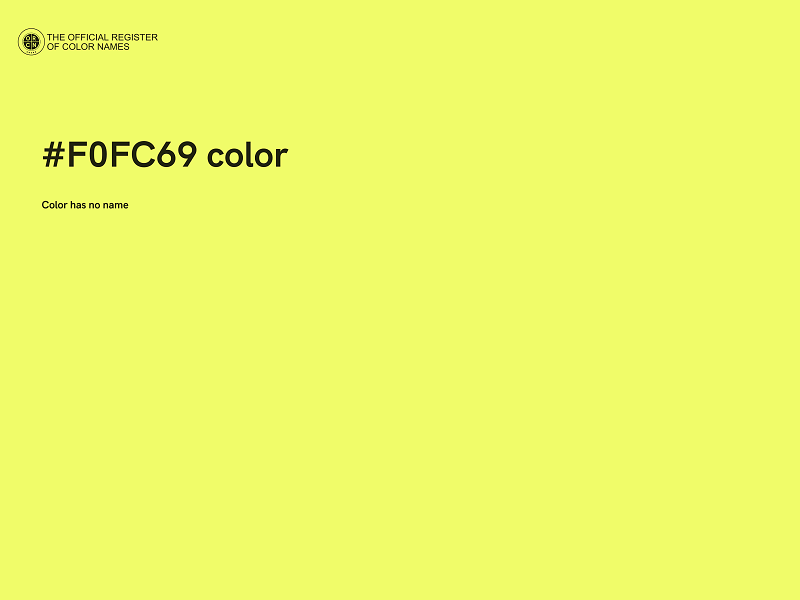 #F0FC69 color image