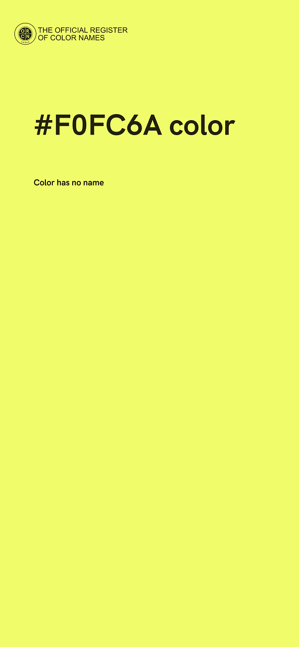 #F0FC6A color image