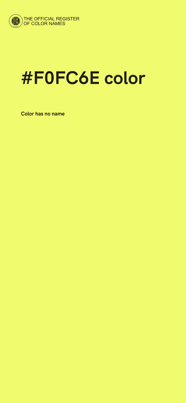 #F0FC6E color image