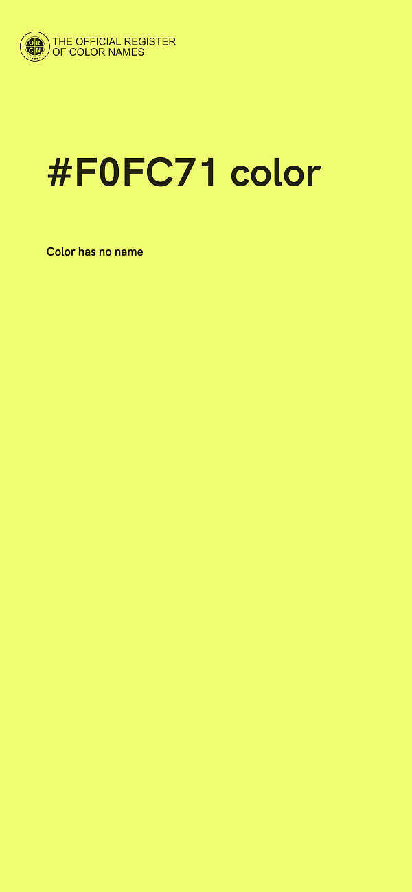 #F0FC71 color image