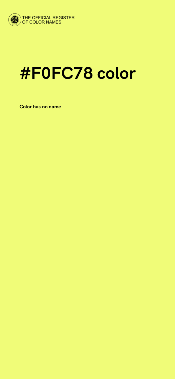 #F0FC78 color image