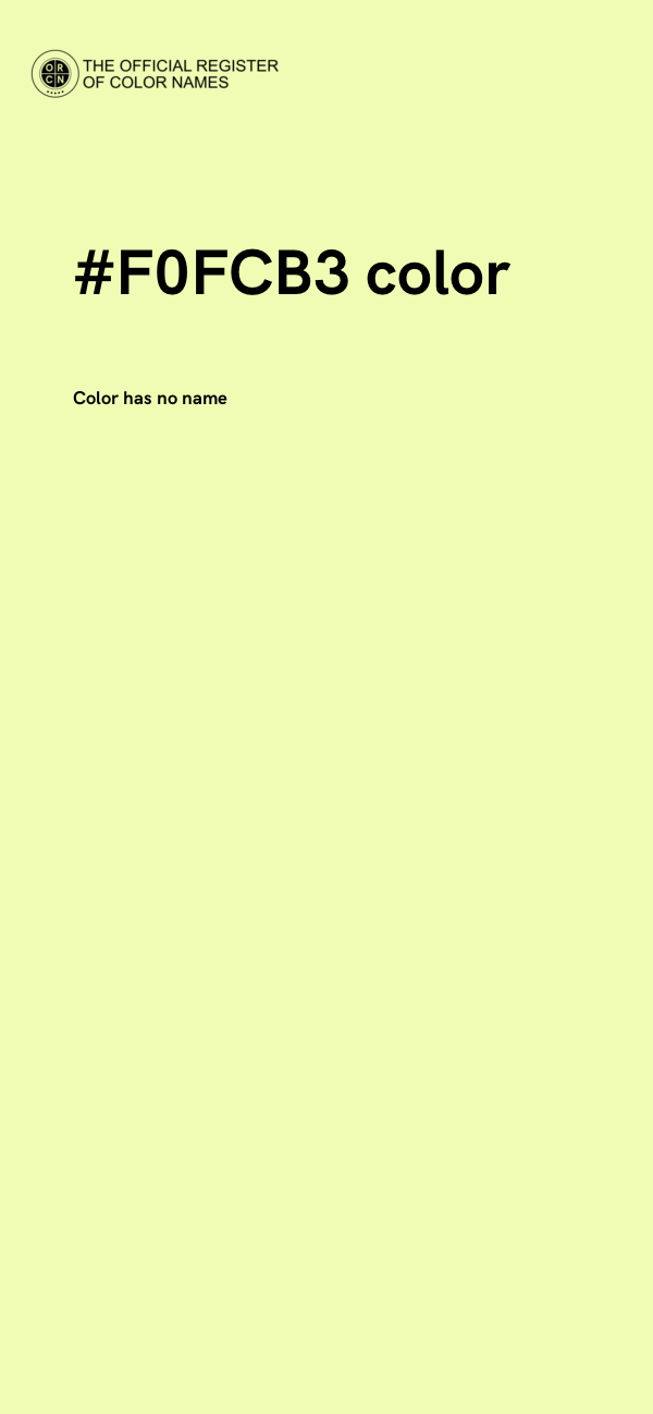 #F0FCB3 color image