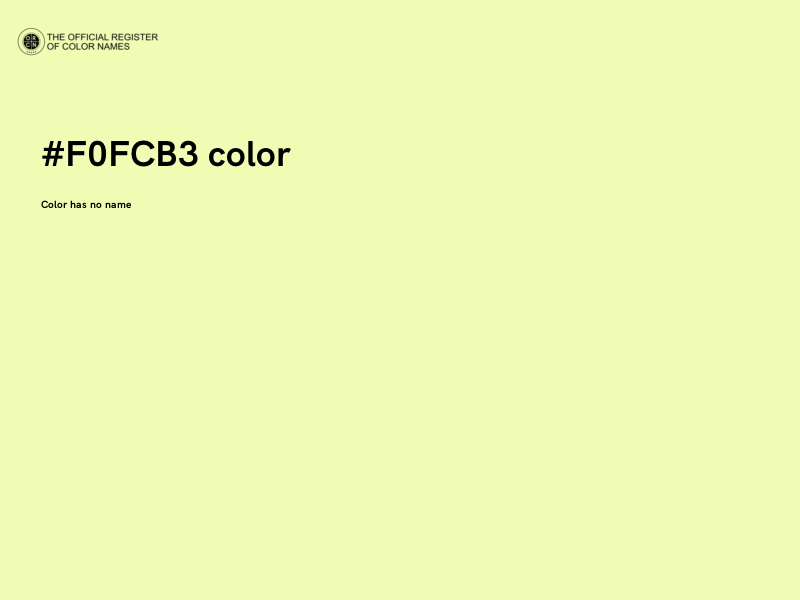 #F0FCB3 color image