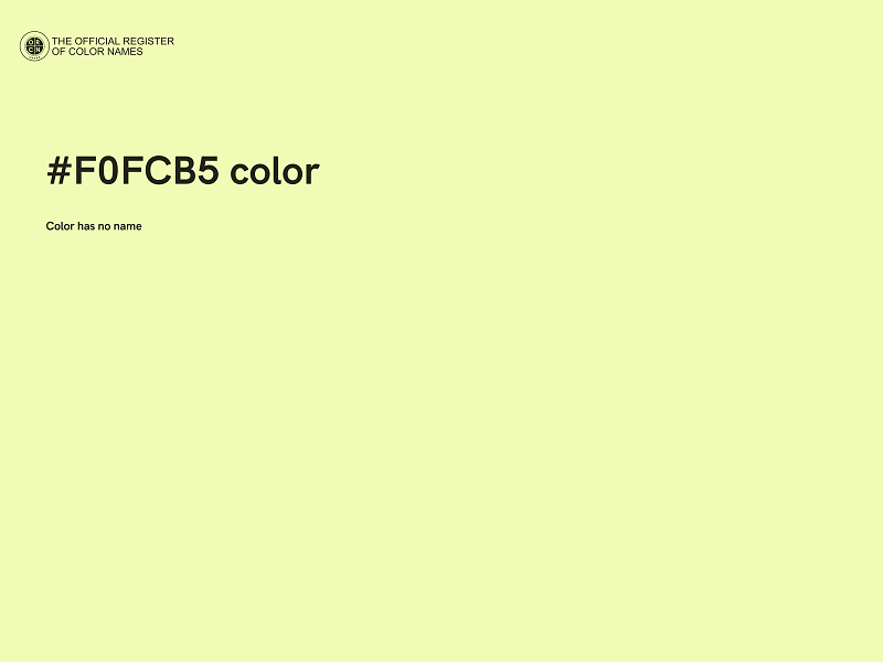 #F0FCB5 color image