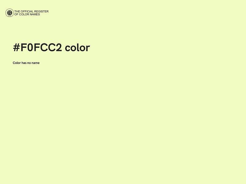 #F0FCC2 color image