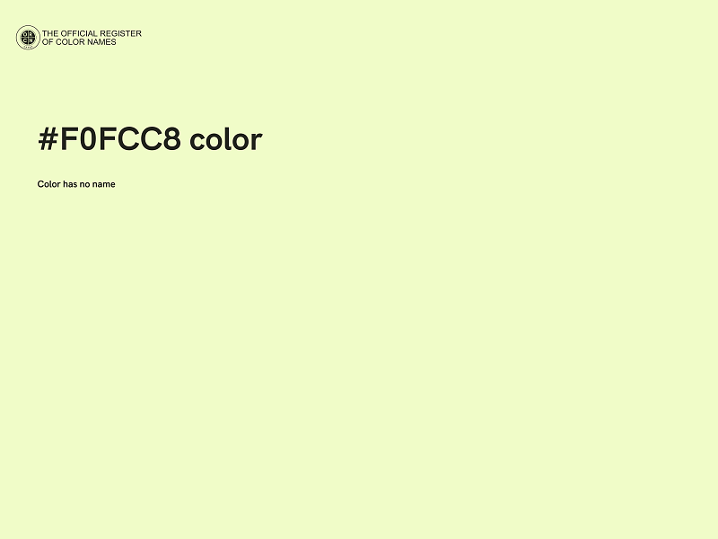 #F0FCC8 color image