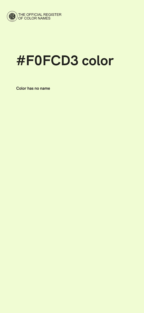 #F0FCD3 color image