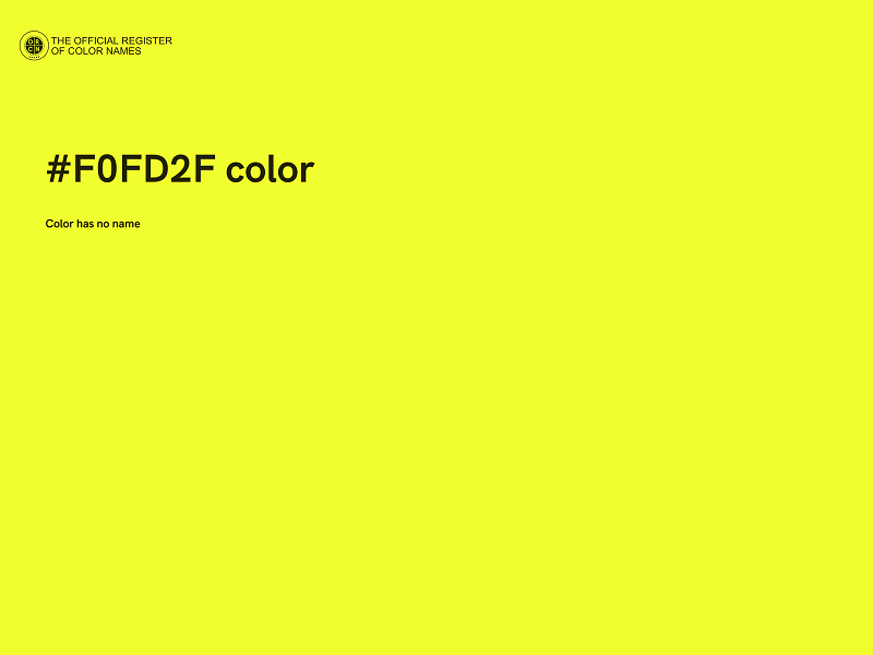 #F0FD2F color image