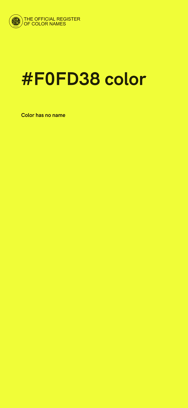 #F0FD38 color image