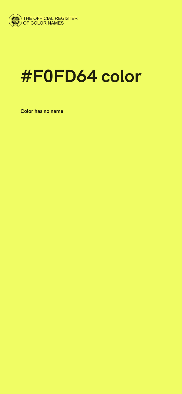#F0FD64 color image