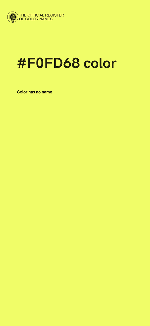 #F0FD68 color image