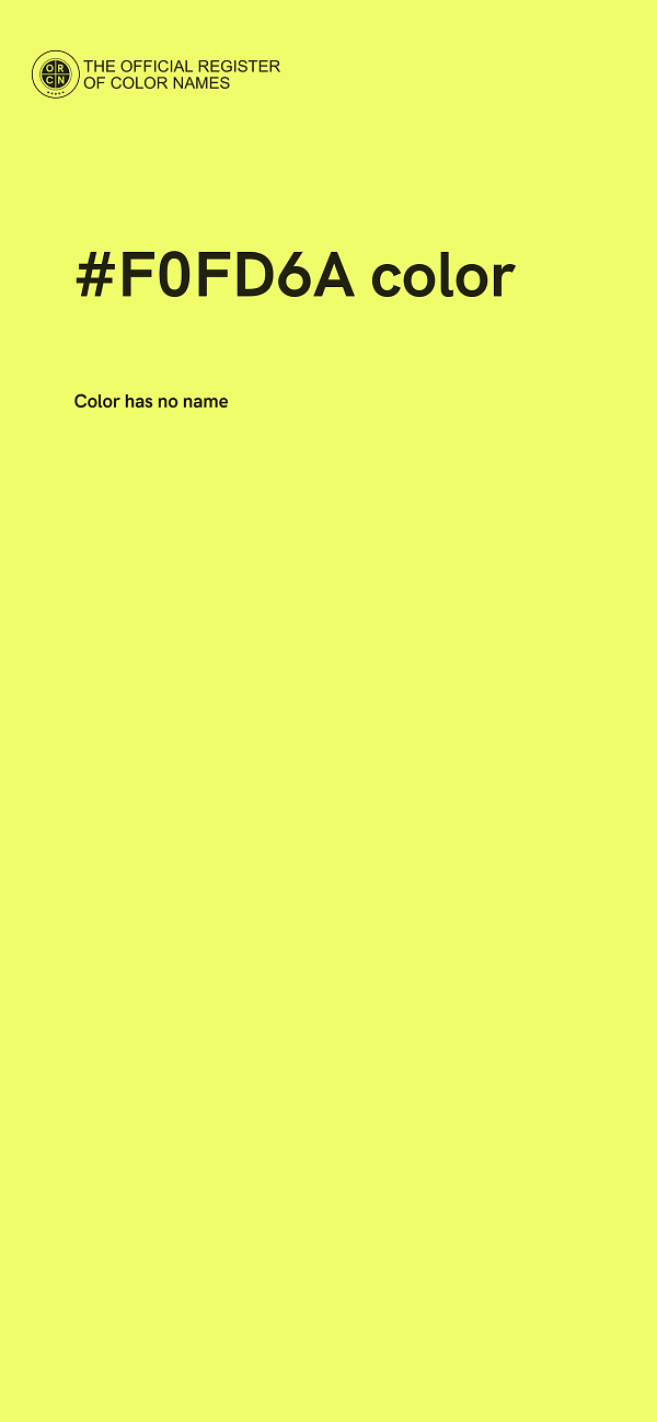 #F0FD6A color image