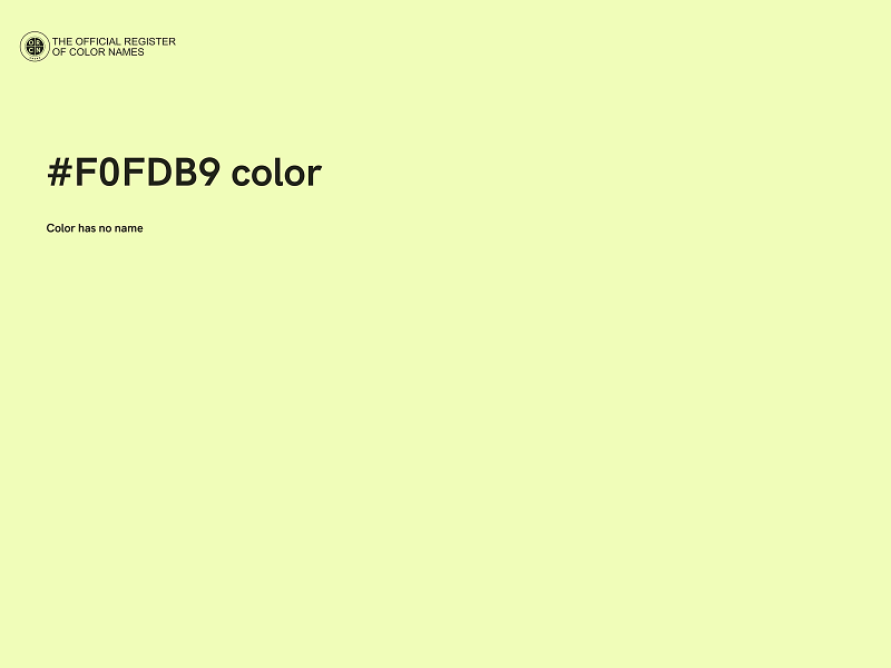 #F0FDB9 color image