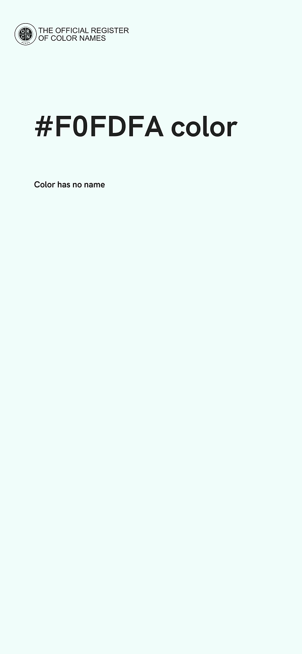 #F0FDFA color image