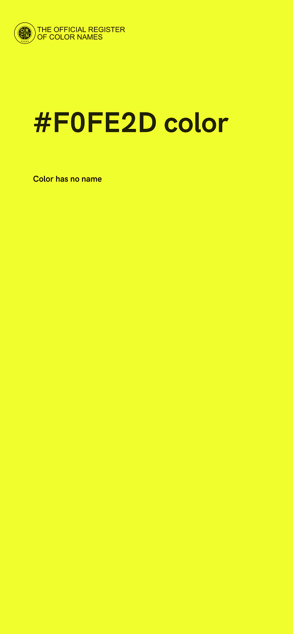 #F0FE2D color image