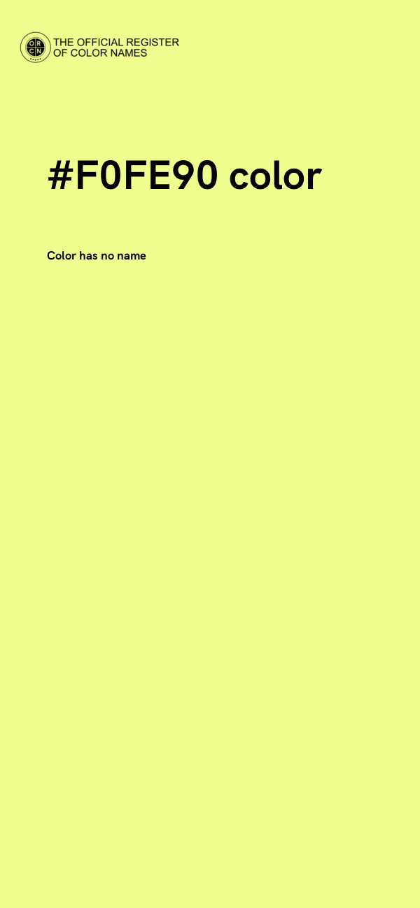 #F0FE90 color image