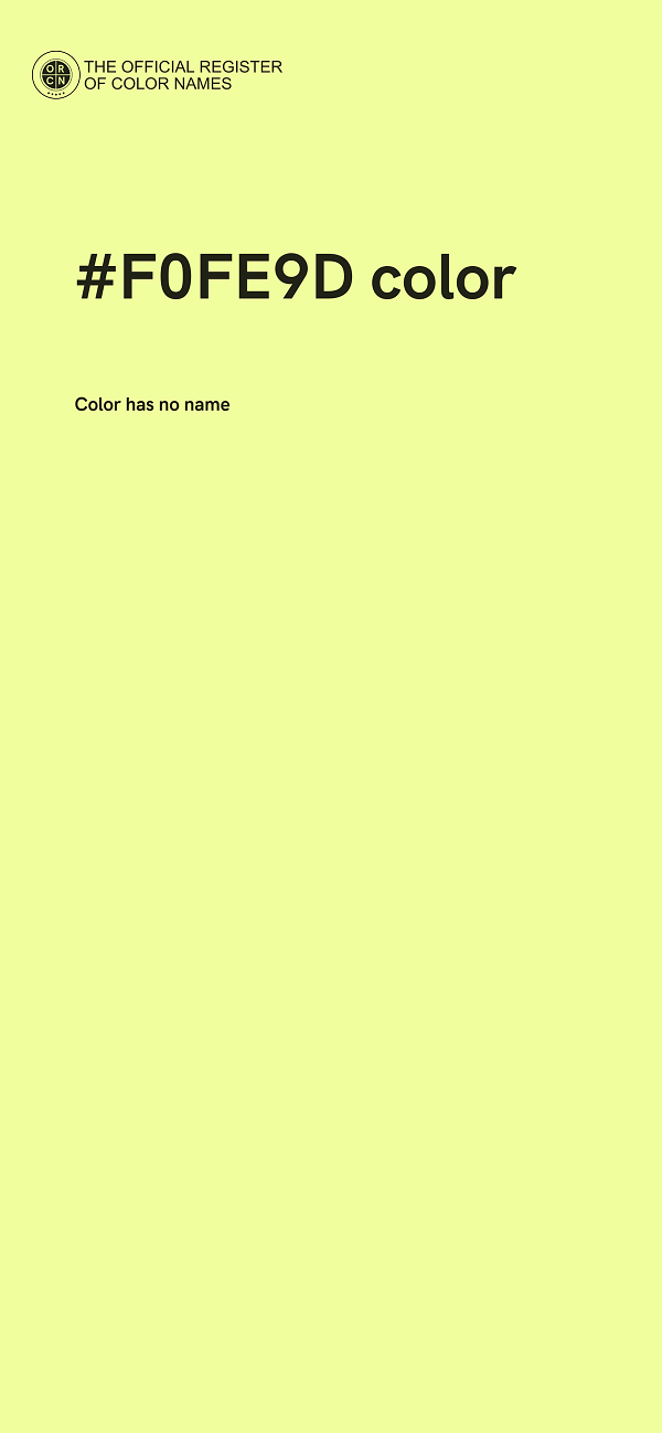 #F0FE9D color image