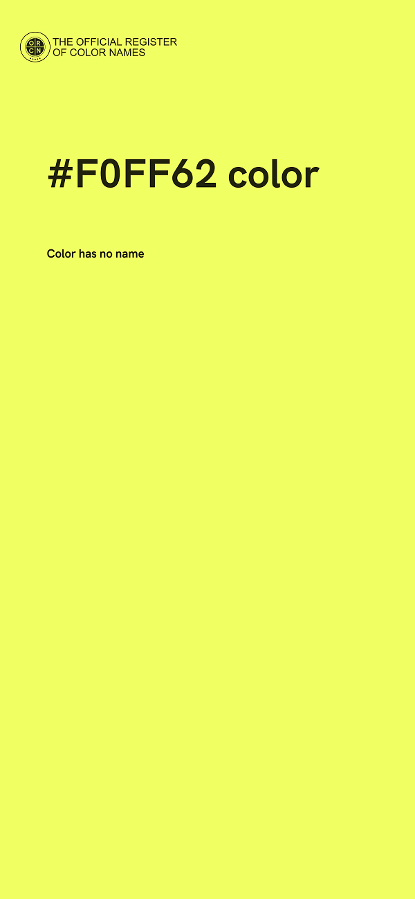 #F0FF62 color image