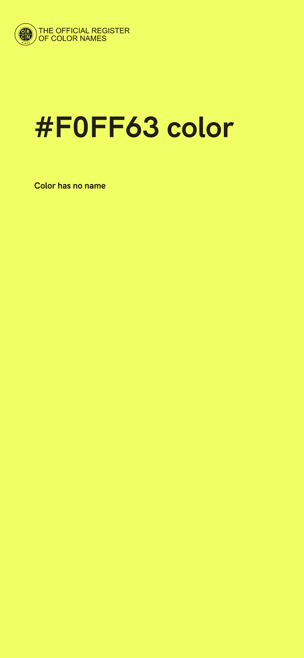#F0FF63 color image