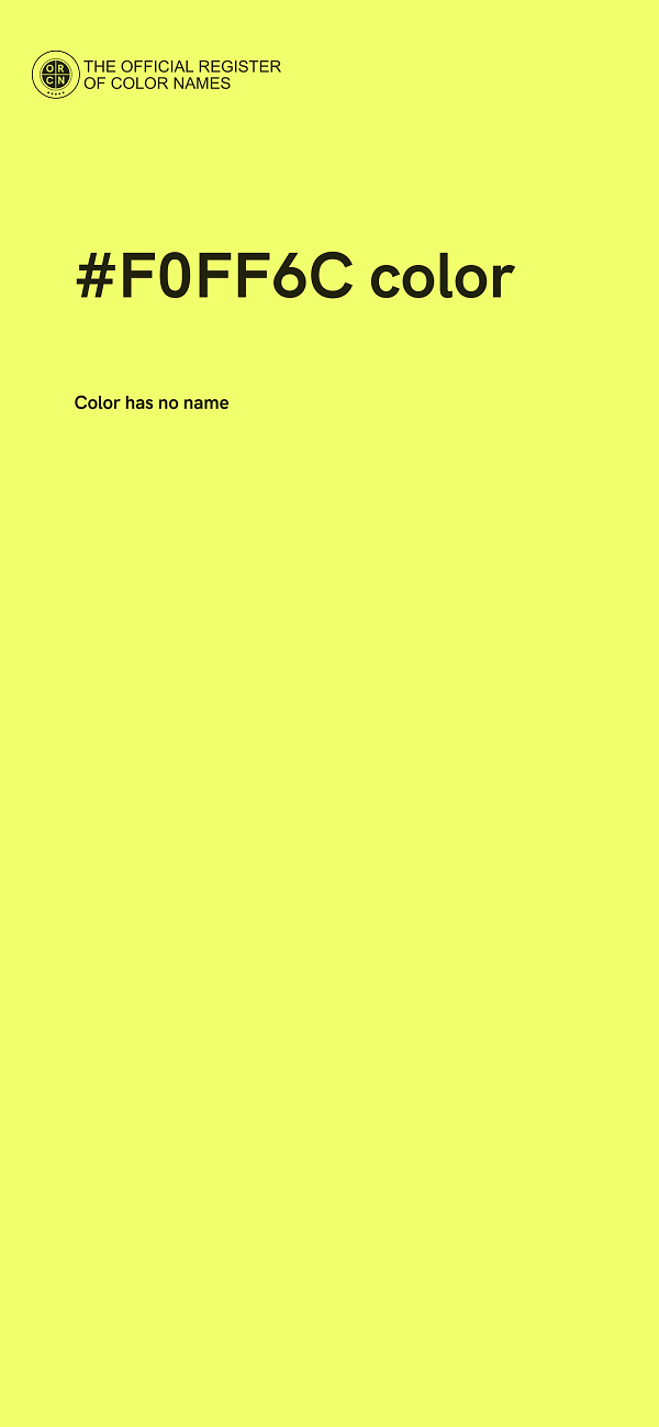 #F0FF6C color image