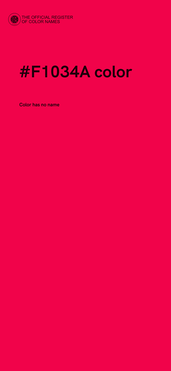 #F1034A color image