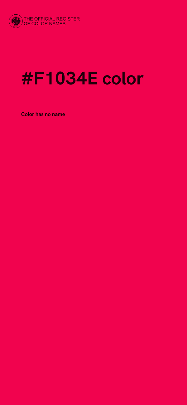#F1034E color image