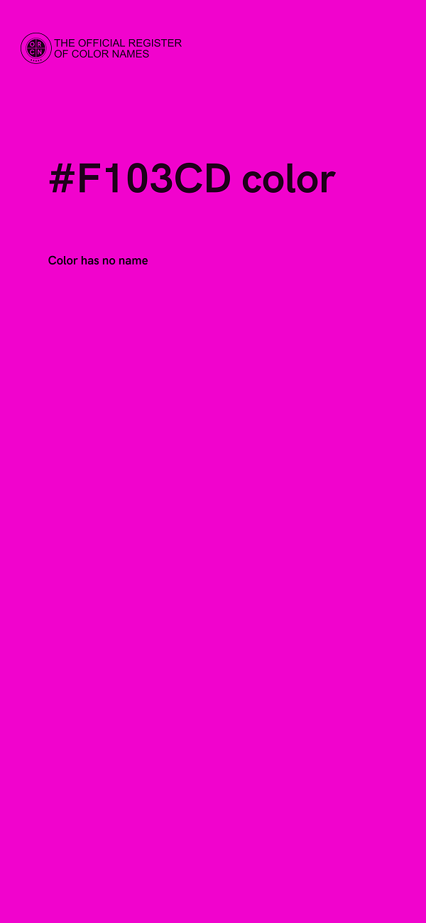 #F103CD color image